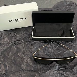 Givenchy black and gold sunglasses. New.